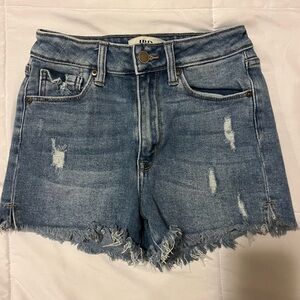 Frayed Jean Shorts
